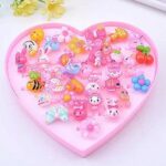 Colorful Plastic Finger Rings