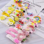 Colourful Hair Tie Clips