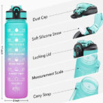 Gym Multicolor Water Bottle