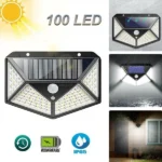 100 LED Solar Lamp