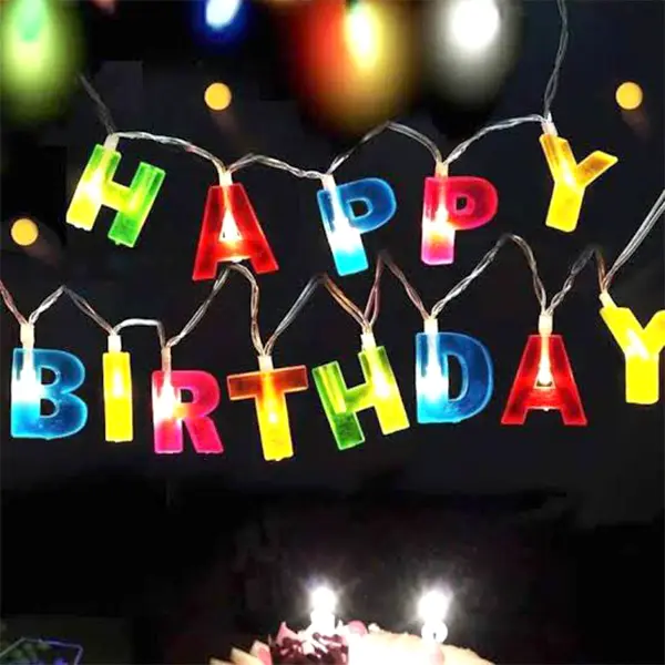 Happy Birthday Led Light