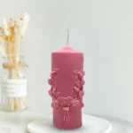 Flower Pillar Candle