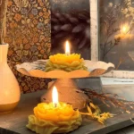 Rose Flower Candle