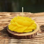 Rose Flower Candle