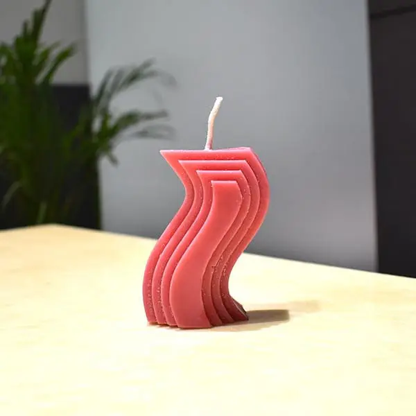 Wave Shape Candle