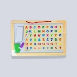 White & Black Board with Magnetic Alphabets & Nos.