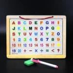White & Black Board with Magnetic Alphabets & Nos.