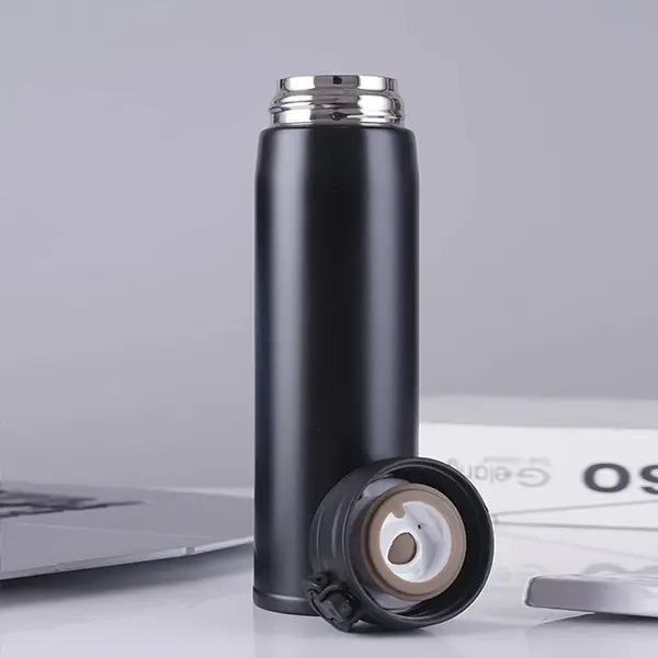 Black Vacuum Flask Water Bottle